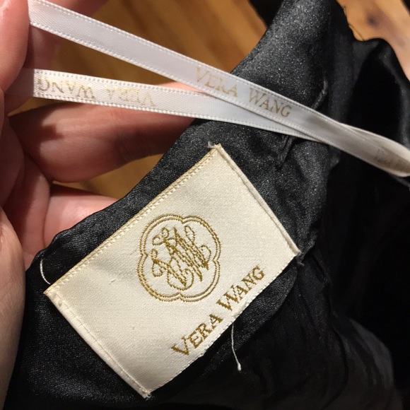 Vera Wang Satin off shoulder Vintage Pencil Formal Evening Retro whimsygoth - Picture 6 of 10